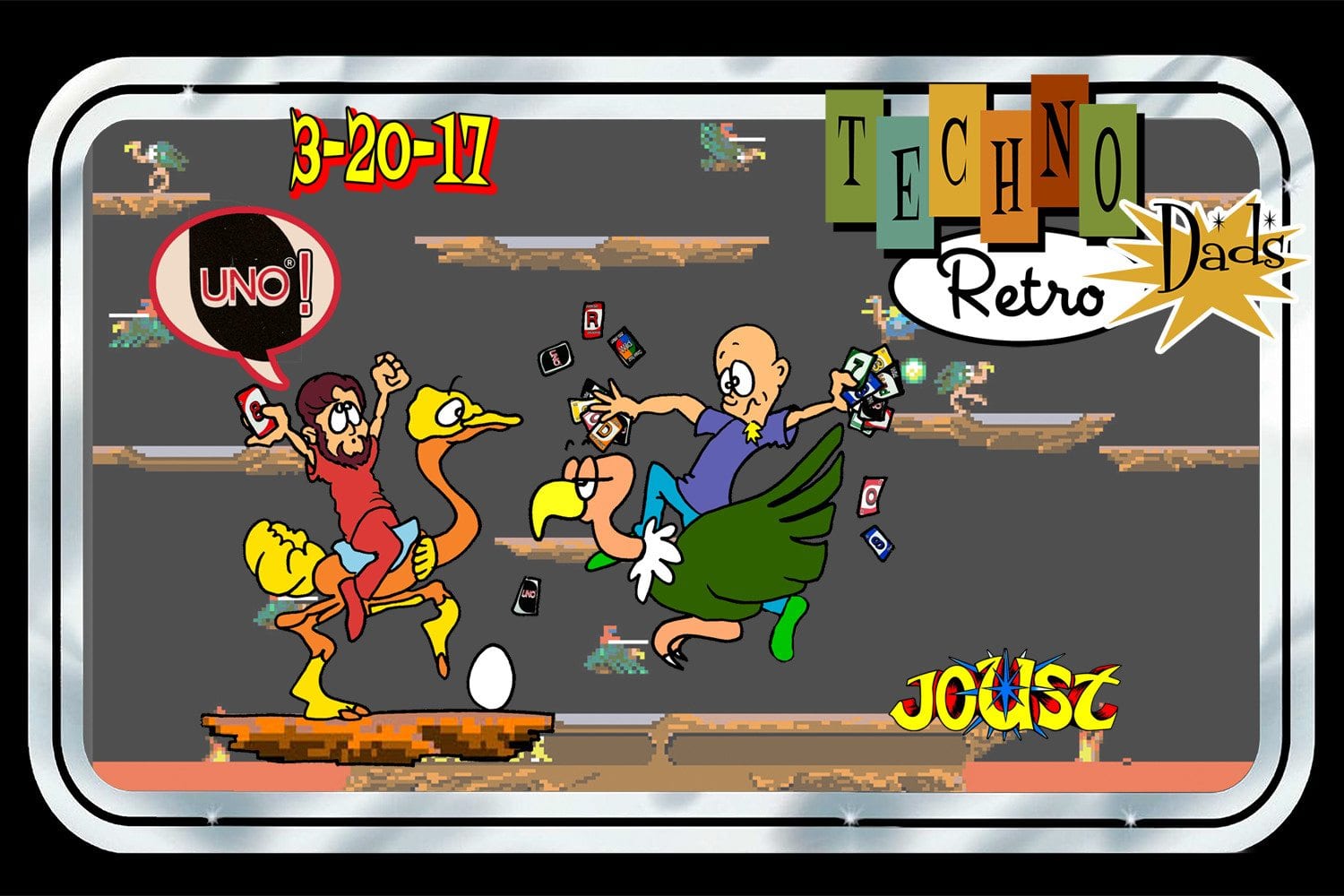 TechnoRetro Dads: UNO, You Joust Ought to Play These Games People Play