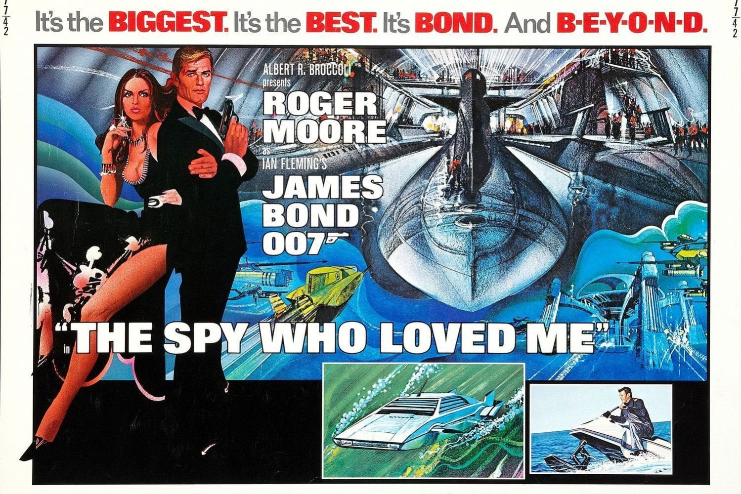 #70668 James Bond 007 15x10cm The Spy Who Loved Me Postkarte 