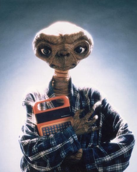 E.T. The Extra-Terrestrial Learns to Speak and Spell