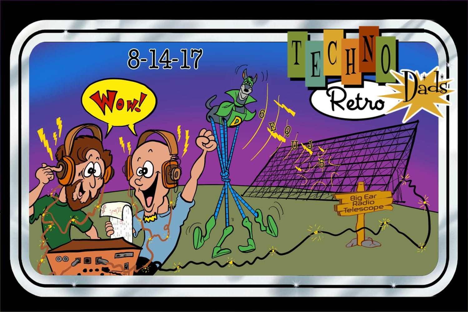 TechnoRetro Dads: WOW! SETI Signal Sent by Six-Fingered Sagittarians in 77