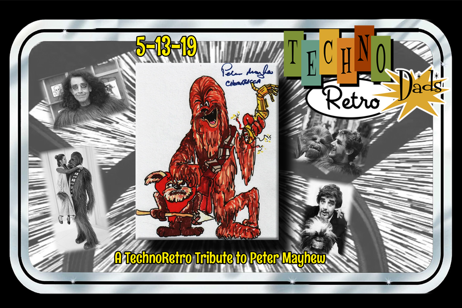 TechnoRetro Dads: What a Wookiee! Peter Mayhew Is Chewbacca