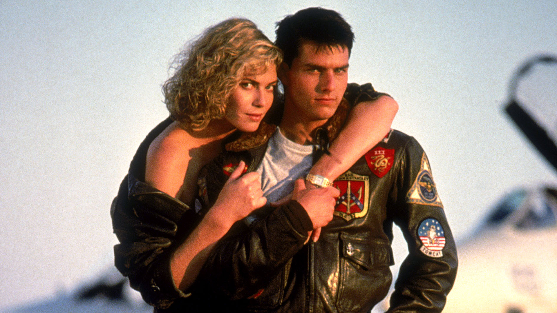 TOP GUN, Kelly McGillis, Tom Cruise, 1986, (c) Paramount/courtesy Everett C...