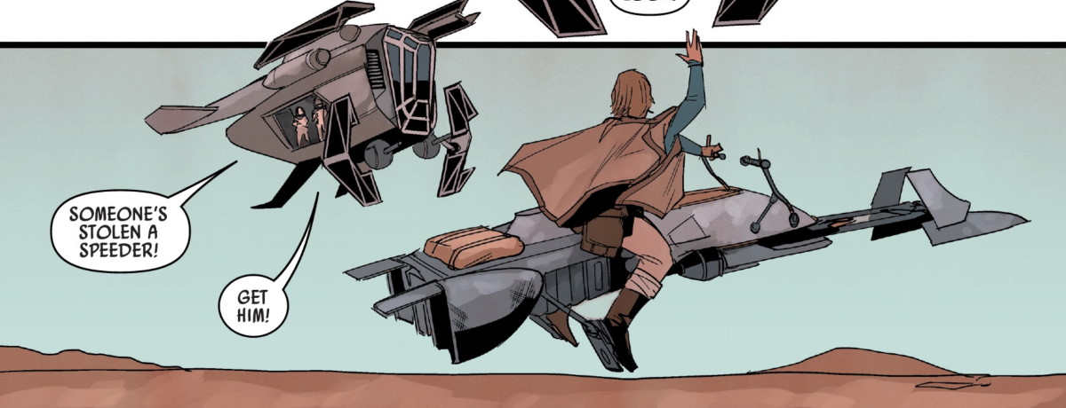 Luke on a Speeder Star Wars #73