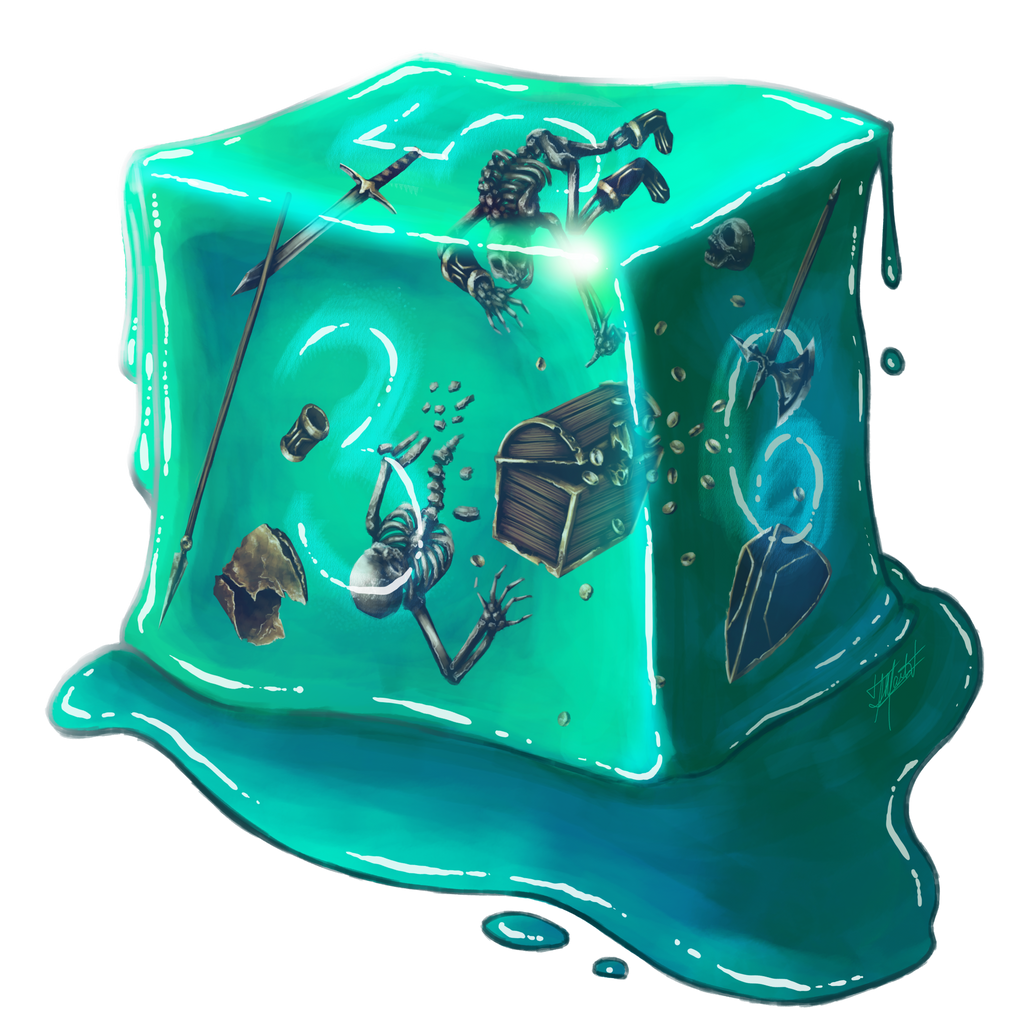 pop gelatinous cube