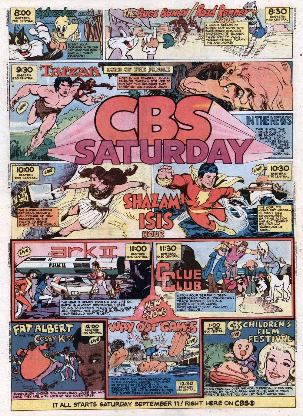 Saturday Morning Cartoons CBS