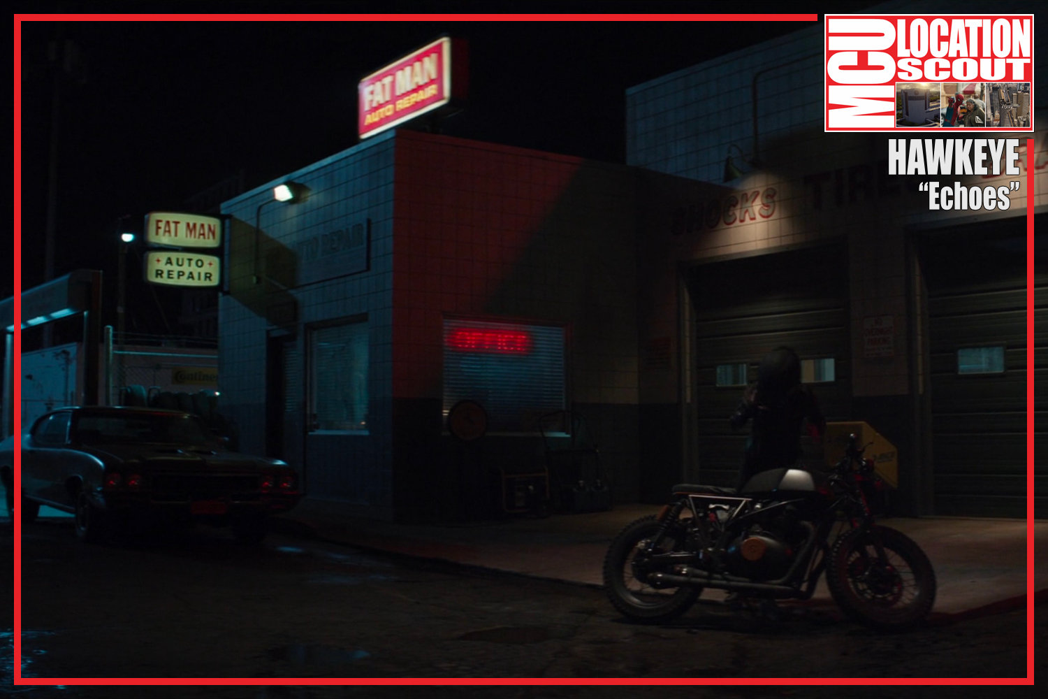 MCU: Location Scout | Fat Man Auto Repair and Used Cars